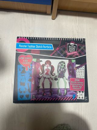 Cuaderno Monster High Fashion Sketch Portfolio