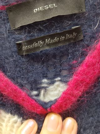 Jersey Diesel Lana Mohair Multicolor Talla Única