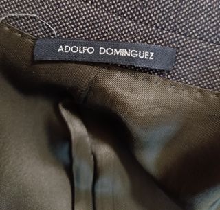 Traje Adolfo Domínguez Talla M Marrón