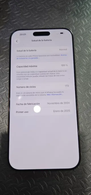 iPhone 16 Pro Max 256GB 100% bat