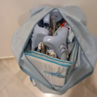 Cuna de viaje plegable