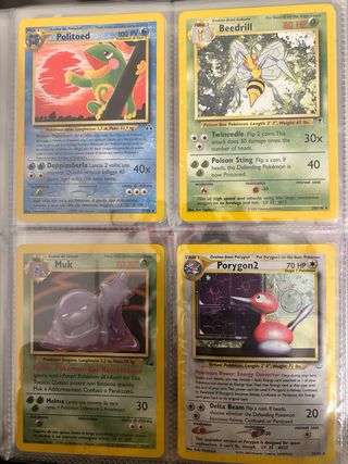 Lotto carte Pokémon vintage
