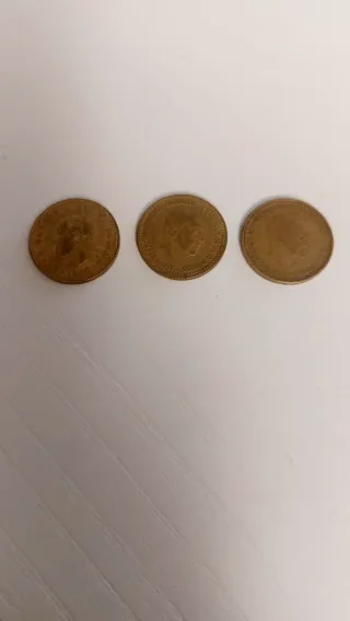 3 Monedas Antiguas Coleccionables