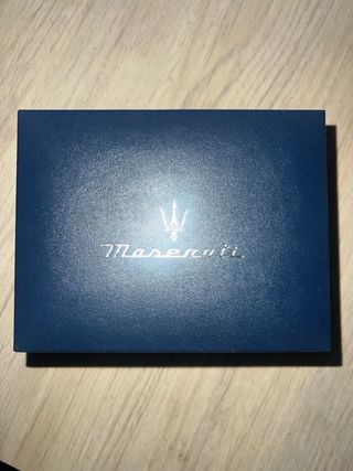 Reloj Maserati Nuevo Cuarzo Dorado Azul