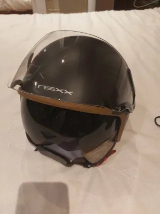 Casco Nexx SX60 Negro Camel