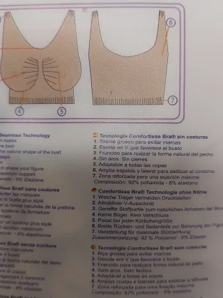 Sujetador Comfortisse Bra Beige