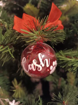 BOLA DE NAVIDAD PERSONALIZADA