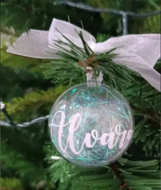 BOLA DE NAVIDAD PERSONALIZADA