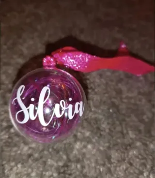 BOLA DE NAVIDAD PERSONALIZADA