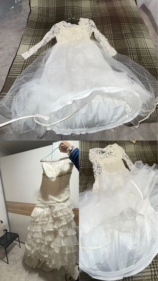 Vestido de Novia Encaje y Tul