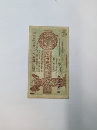 BILLETE 1 PESETAS 1937