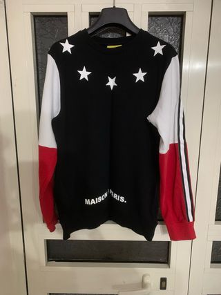 Felpa Maison 9 Paris con stelle