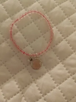 Pulsera Tous Rosa y Plata