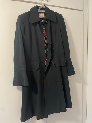 Gabardina Aideen Bodkin Negra Multicolor