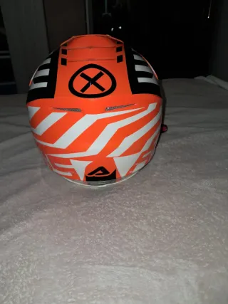 Casco Motocross Infantil Naranja