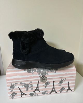 Botas Skechers Negro Pelito