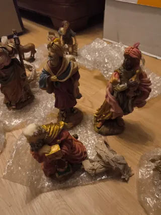 Figuras Portal de Belén 11 piezas grandes (18cm)