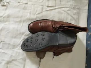 Scarpe uomo alte marroni