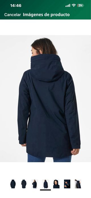 Chubasquero Helly Hansen Azul Mujer