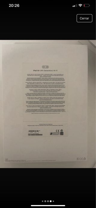 Apple iPad Air Plata