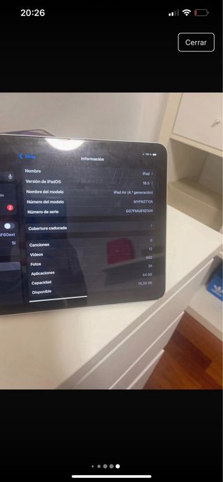 Apple iPad Air Plata