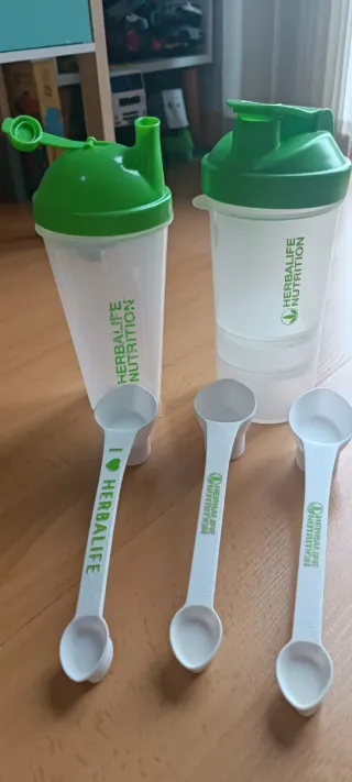 Pack 2 Vasos Herbalife + 3 cucharas