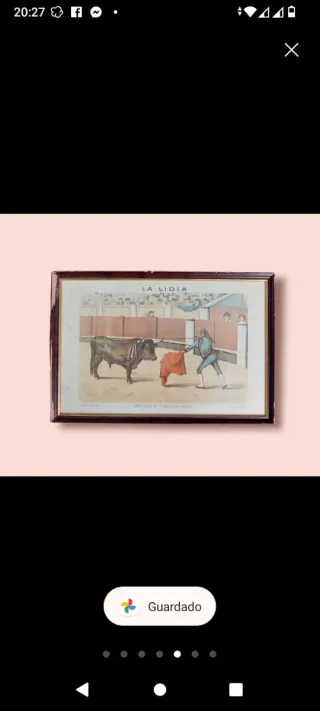 6 Litografías Antiguas La Lidia