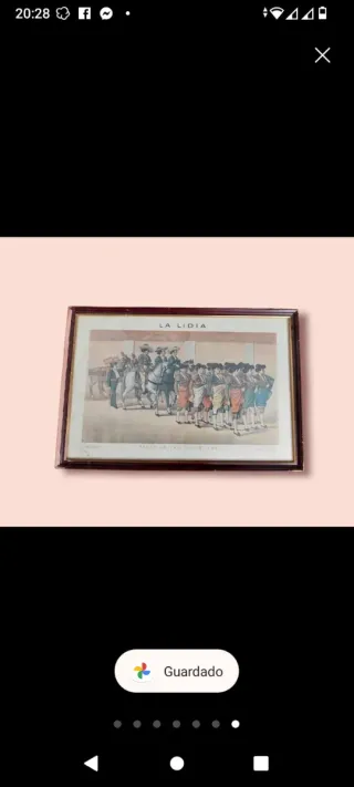 6 Litografías Antiguas La Lidia