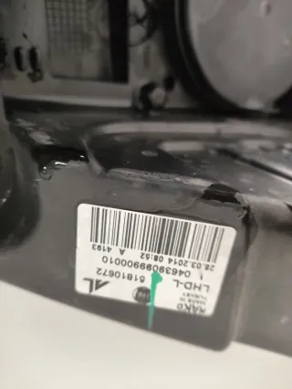 Faro delantero izquierdo Fiat Doblo de 2014