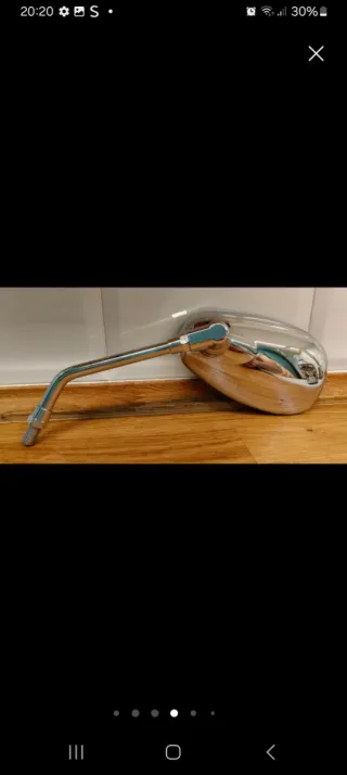 Espejos Retrovisores Moto Cromados