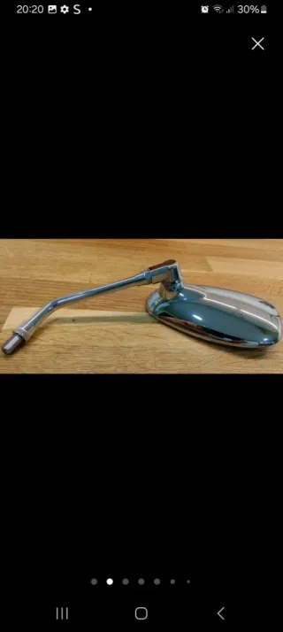 Espejos Retrovisores Moto Cromados