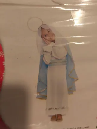 Disfraz Virgen María Talla 7/9 años