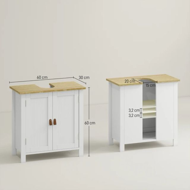 Mueble bajo lavabo madera