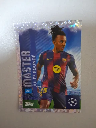 CROMO, MASTER, TOPPS, JULES KOUNDE, UEFA CHAMPIONS