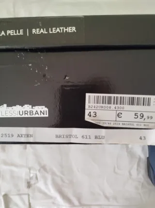 Scarpe uomo Riflessi Urbani blu