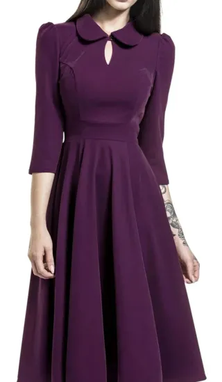 Vestido Glamorous Velvet Tea London Morado