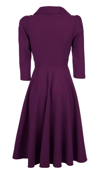 Vestido Glamorous Velvet Tea London Morado
