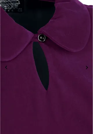 Vestido Glamorous Velvet Tea London Morado