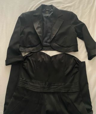 Vestido corto y torera