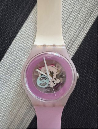 Pack 2 Relojes Swatch Rosa y Fucsia