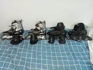 Juego Patines + Protección Codos y Rodillas