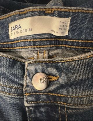 Pantalón vaquero Zara azul
