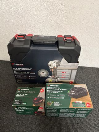 Atornillador de Impacto Parkside 20V puntas regalo