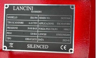 Martillo Hidráulico 320kg