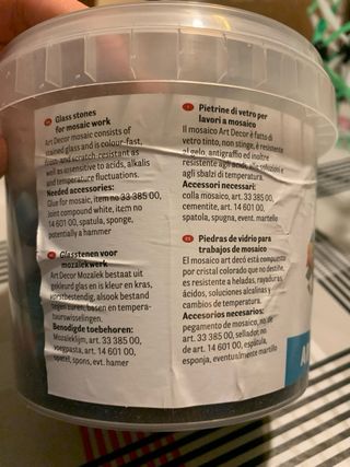 Bote 1kg Mosaicos Colores Variados