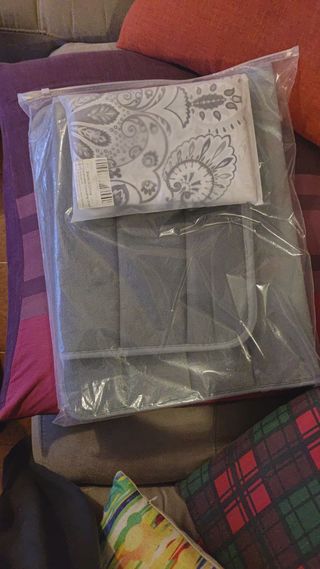 Tappetini bagno e tenda doccia grigi