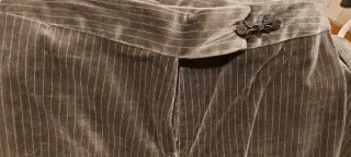 Traje UNIT terciopelo gris mujer