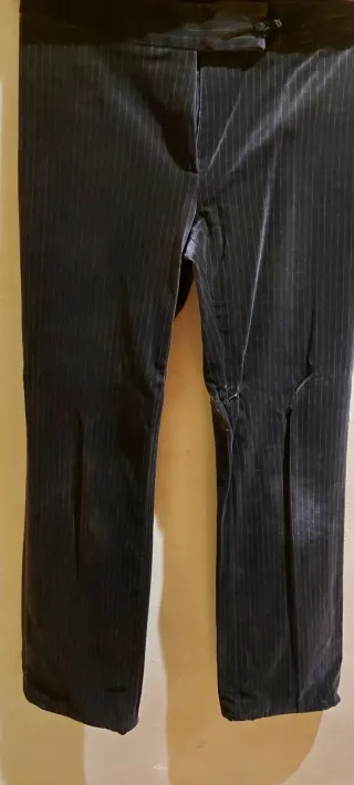 Traje UNIT terciopelo gris mujer