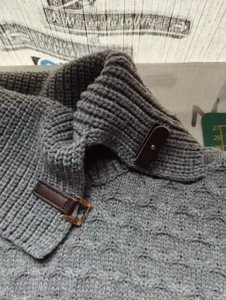 Jersey de lana mujer gris