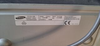 Microondas Samsung TDS Blanco